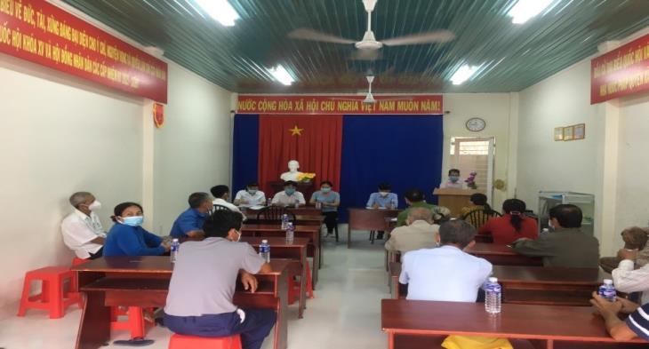 HĐND xã Tân Bình thành phố Tây Ninh tổ chức tiếp xúc cử tri trước kỳ họp thứ 3